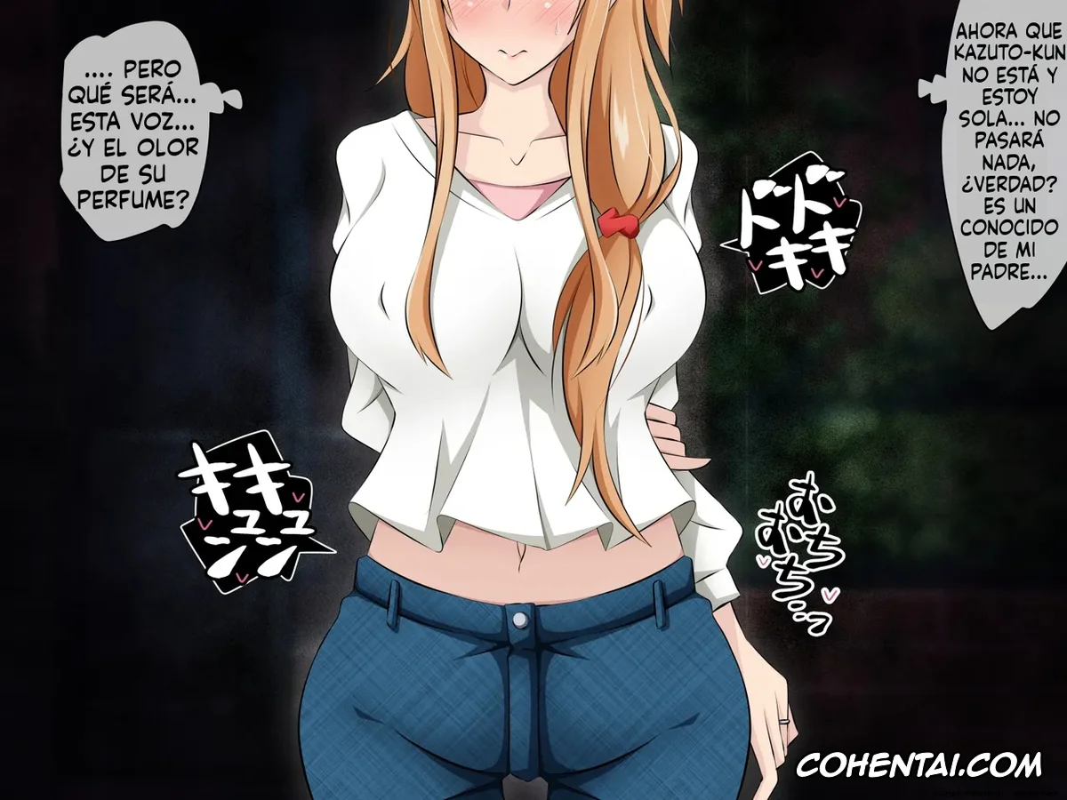 Sword Art Online porno, Asuna Yuuki porno, Hitozuma ni Natta Heroine o Netoru. ~Yakubutsu Choukyou de Ochiru Asuna-san~ (Sword Art Online), pagina 14