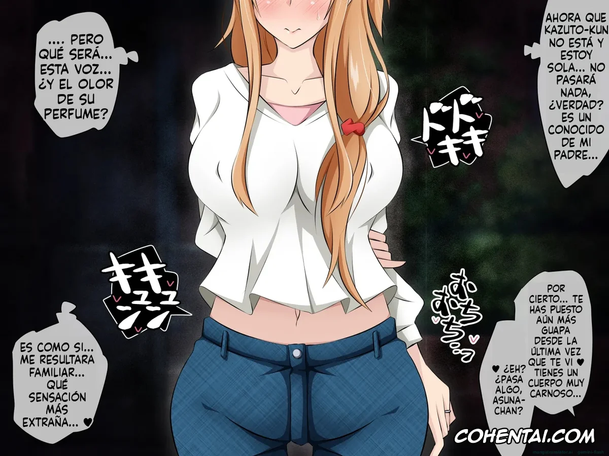Sword Art Online hentai, Asuna Yuuki hentai, Hitozuma ni Natta Heroine o Netoru. ~Yakubutsu Choukyou de Ochiru Asuna-san~ (Sword Art Online), pagina 15