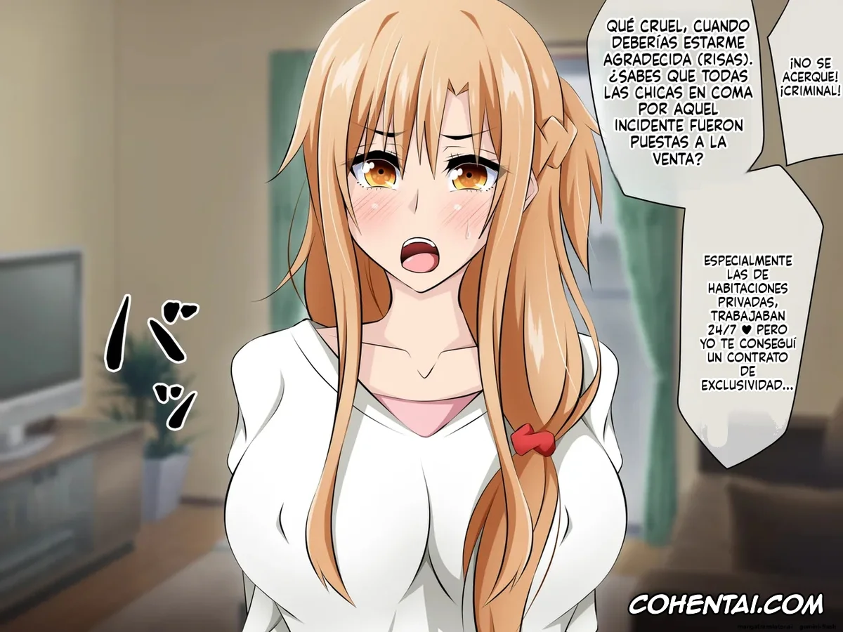 Sword Art Online xxx, Asuna Yuuki xxx, Hitozuma ni Natta Heroine o Netoru. ~Yakubutsu Choukyou de Ochiru Asuna-san~ (Sword Art Online), pagina 46