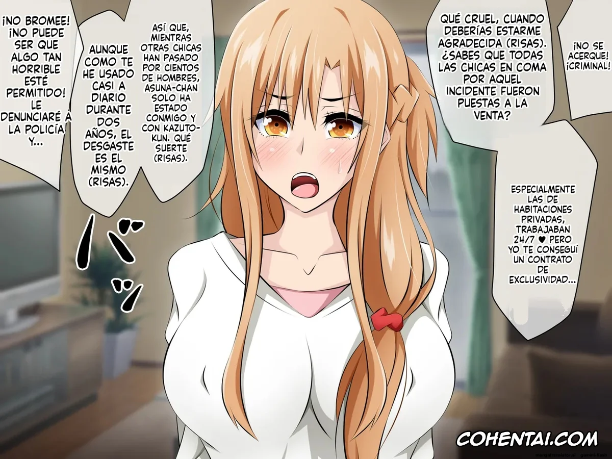 Sword Art Online porno, Asuna Yuuki porno, Hitozuma ni Natta Heroine o Netoru. ~Yakubutsu Choukyou de Ochiru Asuna-san~ (Sword Art Online), pagina 47