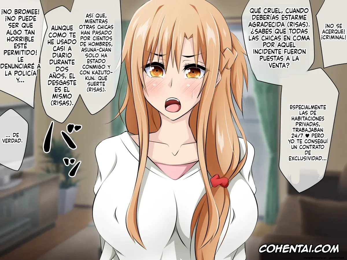 Sword Art Online hentai, Asuna Yuuki hentai, Hitozuma ni Natta Heroine o Netoru. ~Yakubutsu Choukyou de Ochiru Asuna-san~ (Sword Art Online), pagina 48