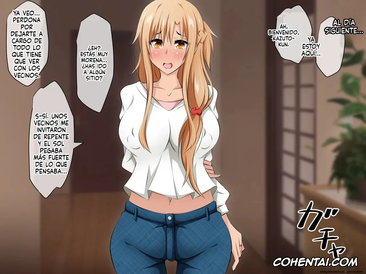 Sword Art Online porno, Asuna Yuuki porno, Hitozuma ni Natta Heroine o Netoru. ~Yakubutsu Choukyou de Ochiru Asuna-san~ (Sword Art Online), pagina 227
