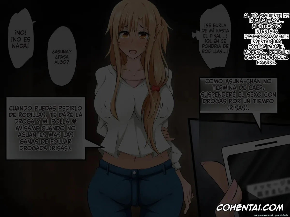 Sword Art Online hentai, Asuna Yuuki hentai, Hitozuma ni Natta Heroine o Netoru. ~Yakubutsu Choukyou de Ochiru Asuna-san~ (Sword Art Online), pagina 231