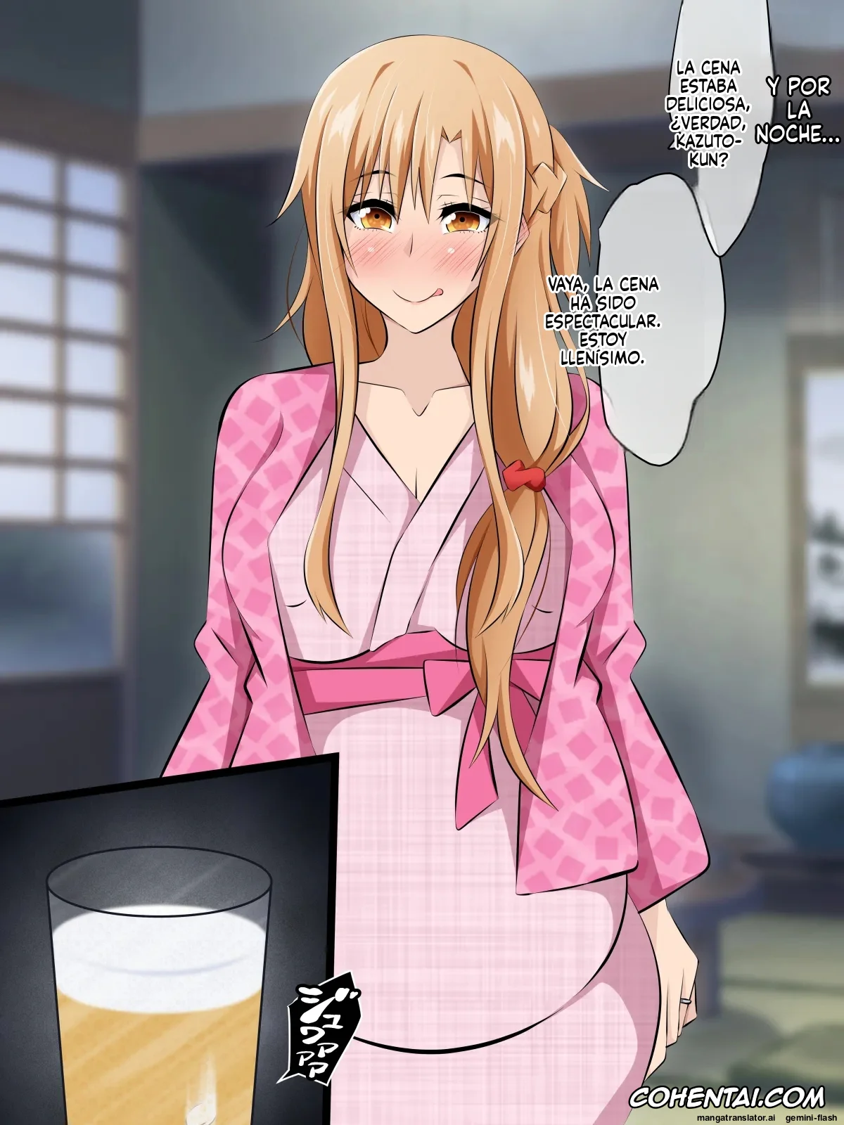 Sword Art Online hentai, Asuna Yuuki hentai, Hitozuma ni Natta Heroine o Netoru. ~Yakubutsu Choukyou de Ochiru Asuna-san~ (Sword Art Online), pagina 375