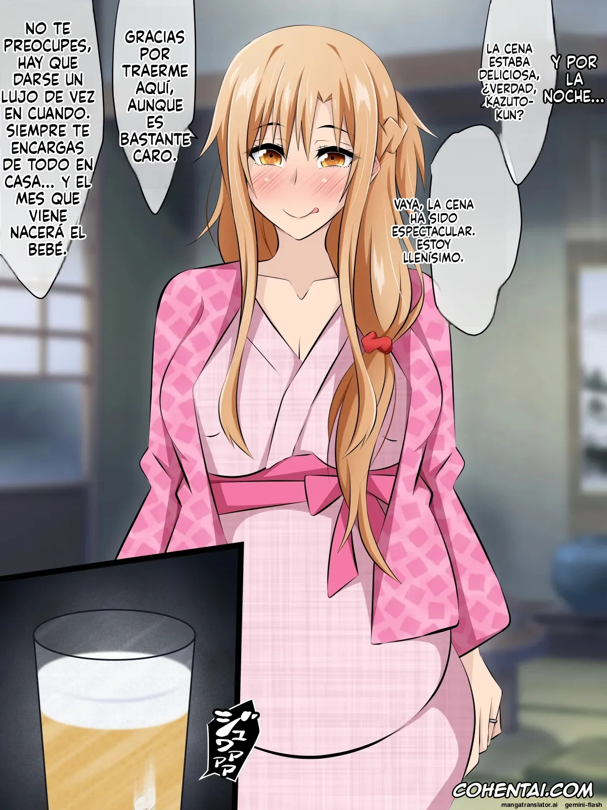 Sword Art Online xxx, Asuna Yuuki xxx, Hitozuma ni Natta Heroine o Netoru. ~Yakubutsu Choukyou de Ochiru Asuna-san~ (Sword Art Online), pagina 376