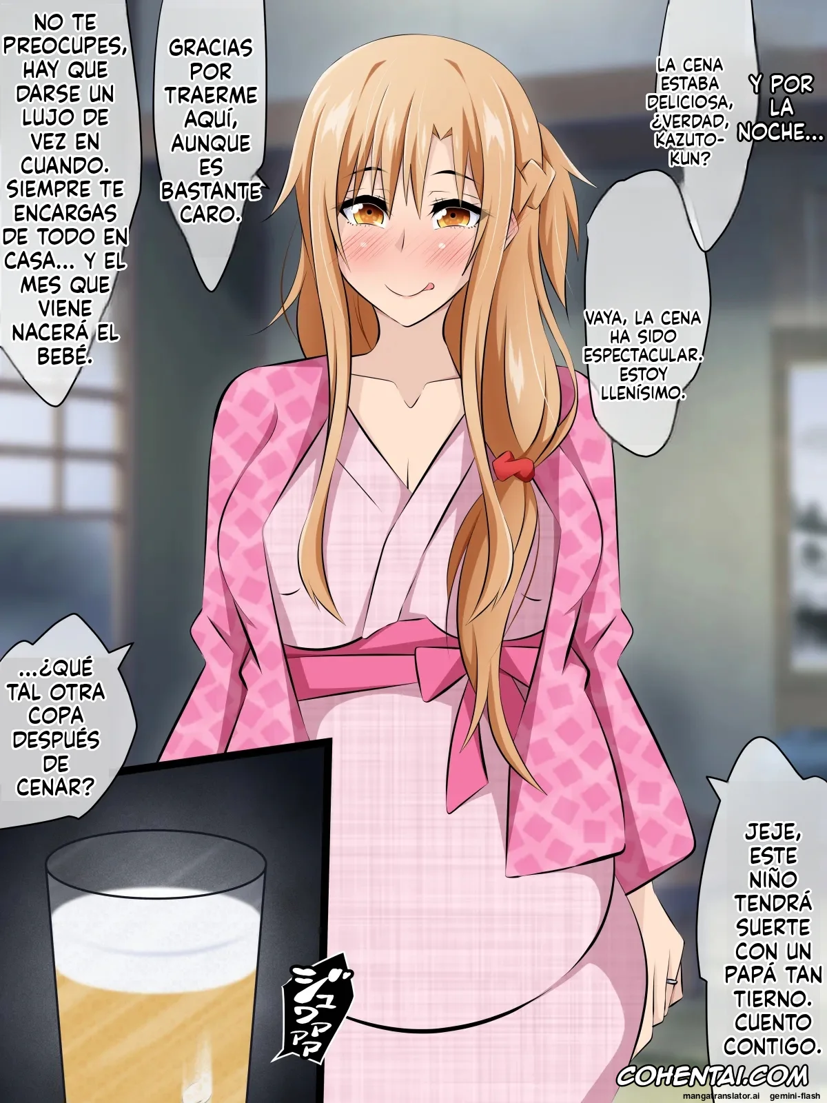 Sword Art Online porno, Asuna Yuuki porno, Hitozuma ni Natta Heroine o Netoru. ~Yakubutsu Choukyou de Ochiru Asuna-san~ (Sword Art Online), pagina 377