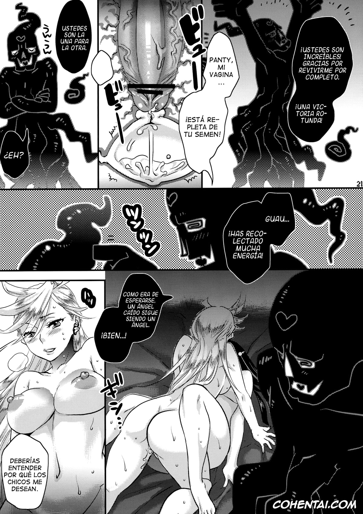 Panty & Stocking with Garterbelt porno, Panty Anarchy porno, Stocking Anarchy porno, Delicious Milk (Panty & Stocking with Garterbelt), pagina 20