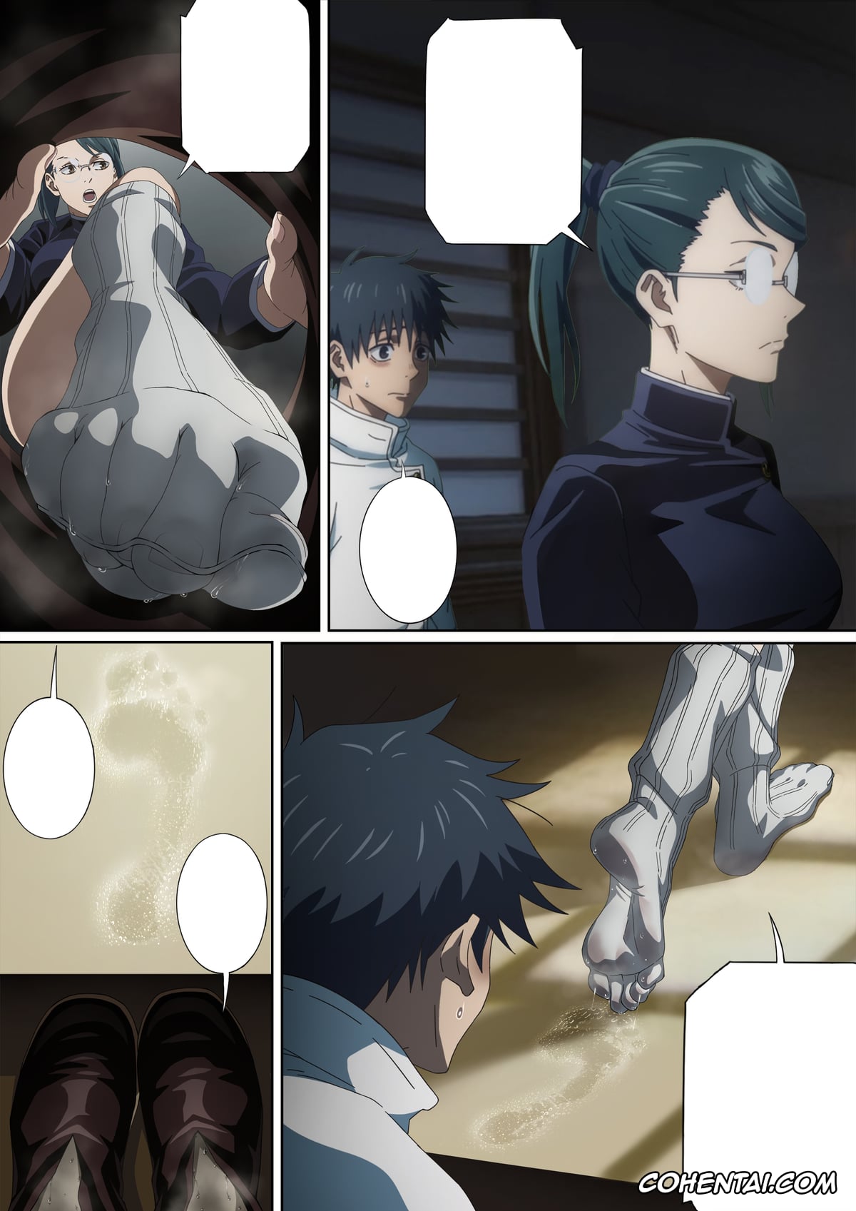 Jujutsu Kaisen hentai, Maki Zenin hentai, Yuta Okkotsu hentai, Drowning in Maki-sama’s Toes (Jujutsu Kaisen), pagina 27