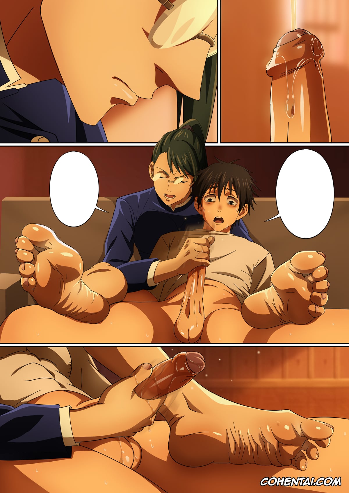 Jujutsu Kaisen xxx, Maki Zenin xxx, Yuta Okkotsu xxx, Drowning in Maki-sama’s Toes (Jujutsu Kaisen), pagina 40