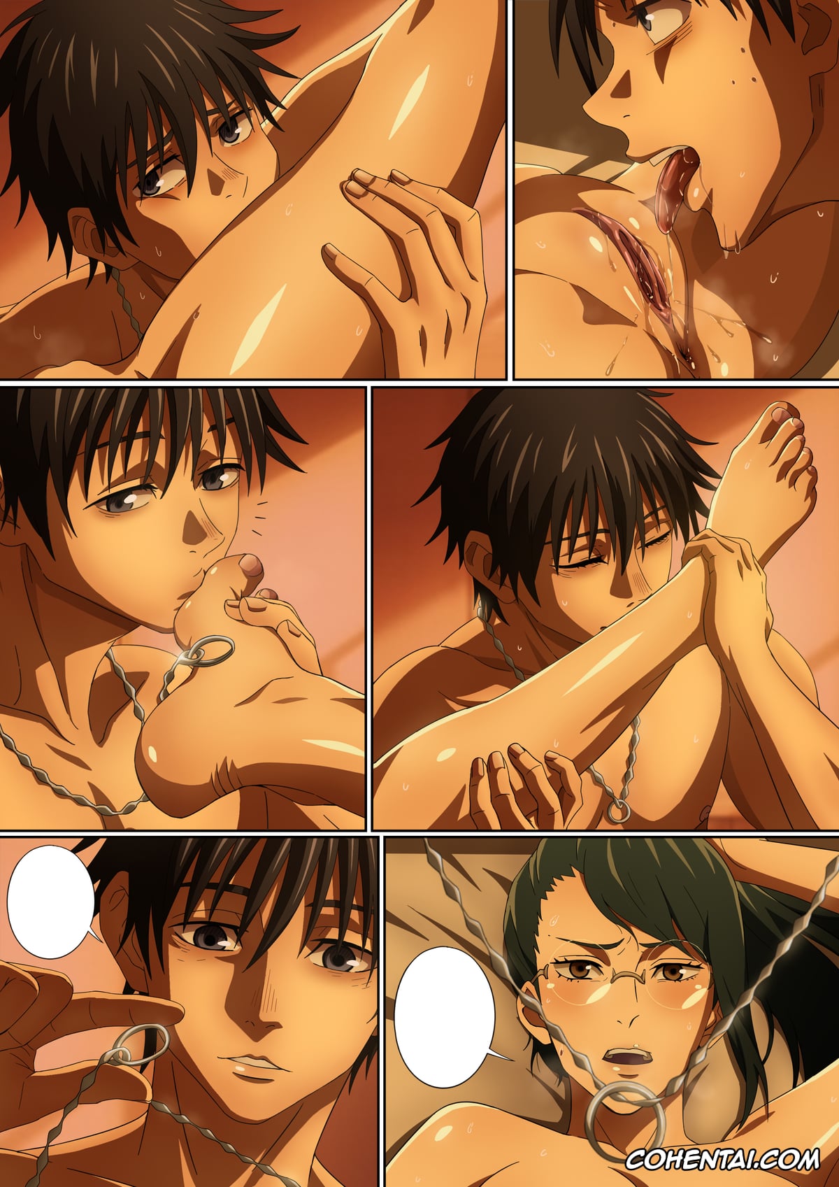 Jujutsu Kaisen porno, Maki Zenin porno, Yuta Okkotsu porno, Drowning in Maki-sama’s Toes (Jujutsu Kaisen), pagina 44