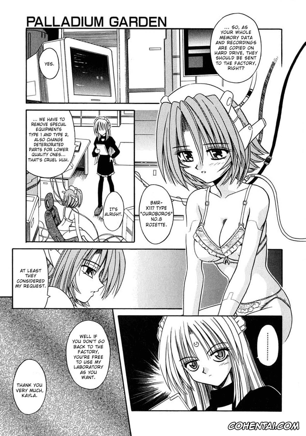 Manga xxx, Tankoubon xxx, Palladium Garden, pagina 124