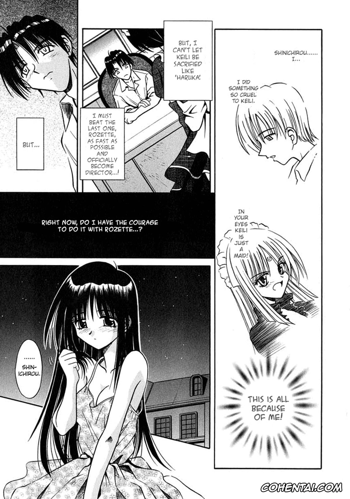 Manga porno, Tankoubon porno, Palladium Garden, pagina 128