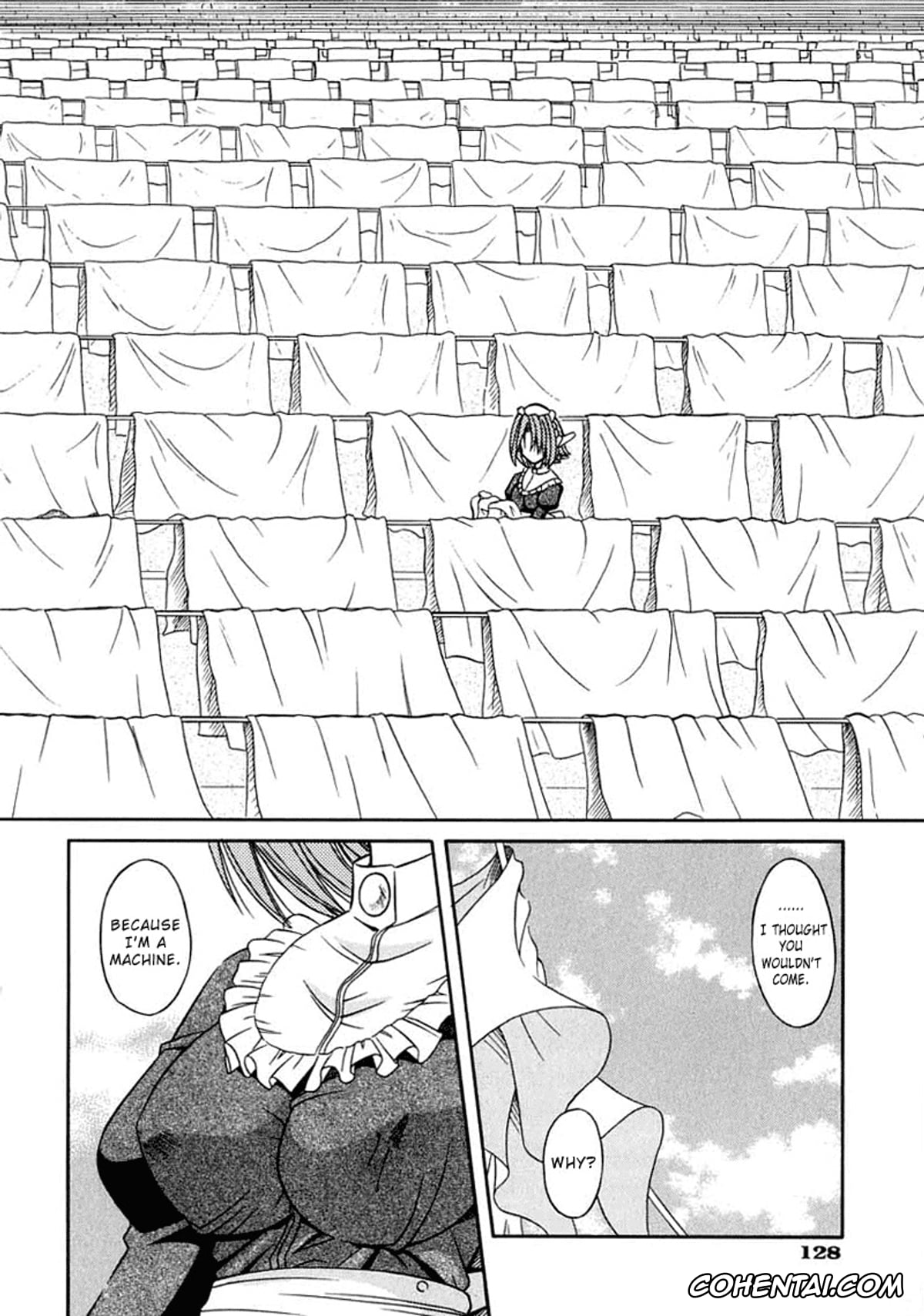 Manga porno, Tankoubon porno, Palladium Garden, pagina 131