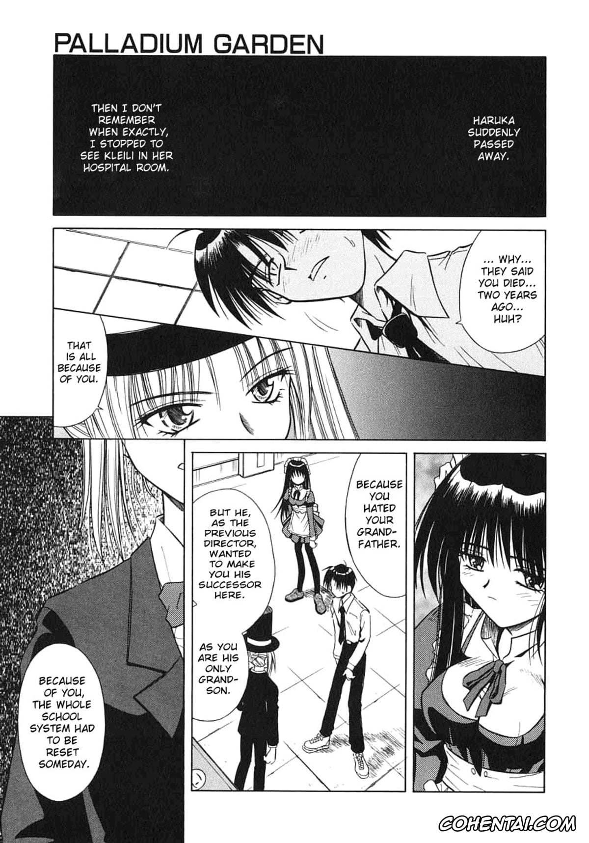 Manga xxx, Tankoubon xxx, Palladium Garden, pagina 154