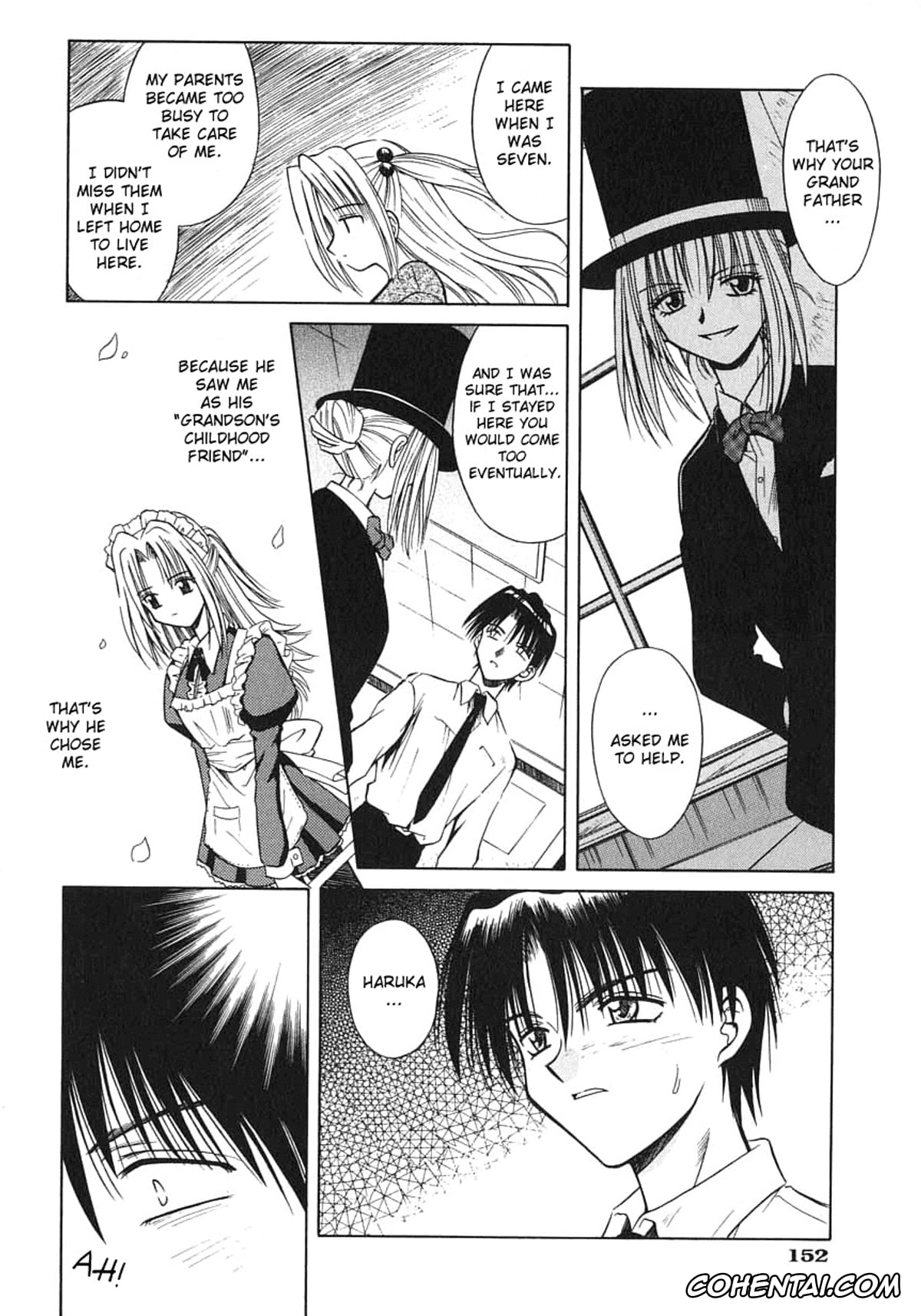Manga porno, Tankoubon porno, Palladium Garden, pagina 155