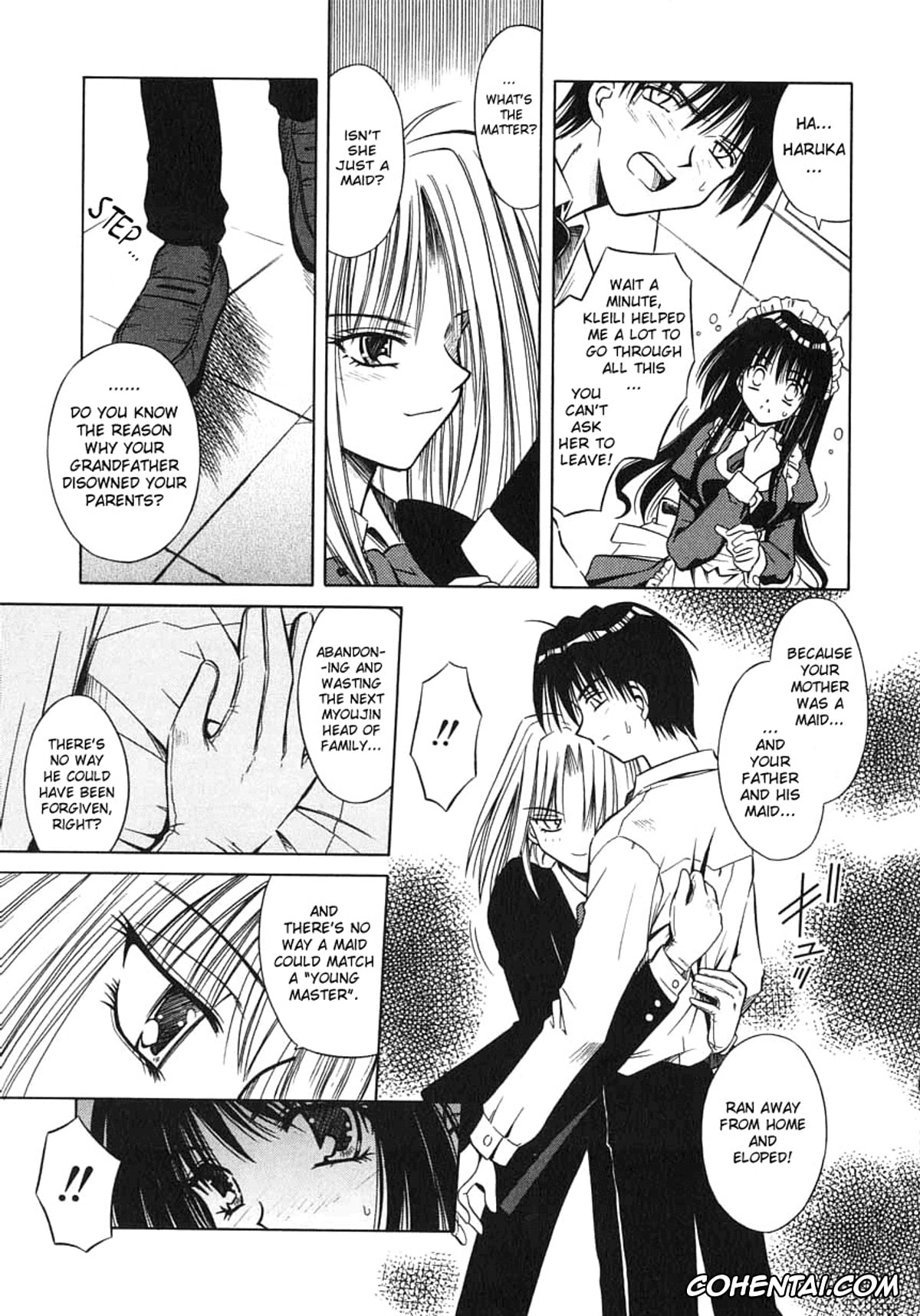 Manga porno, Tankoubon porno, Palladium Garden, pagina 158