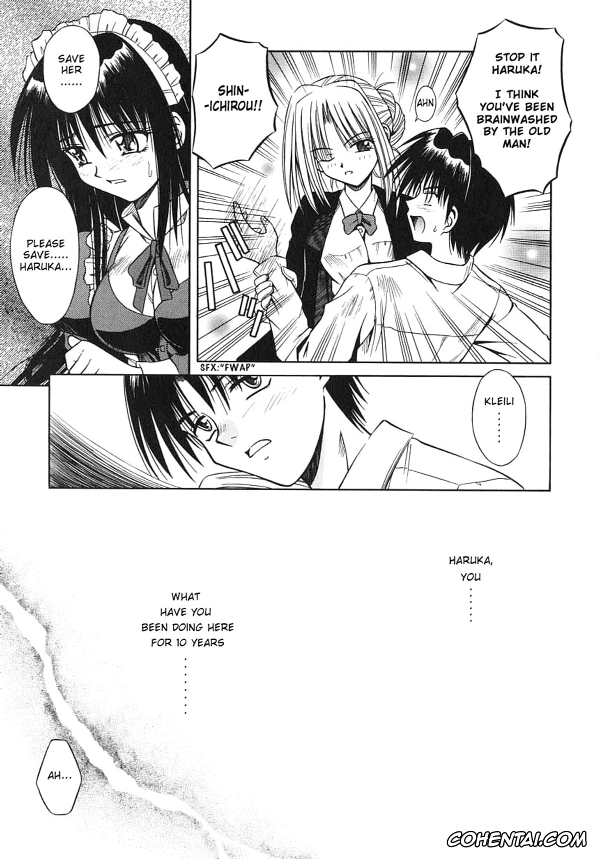 Manga xxx, Tankoubon xxx, Palladium Garden, pagina 160