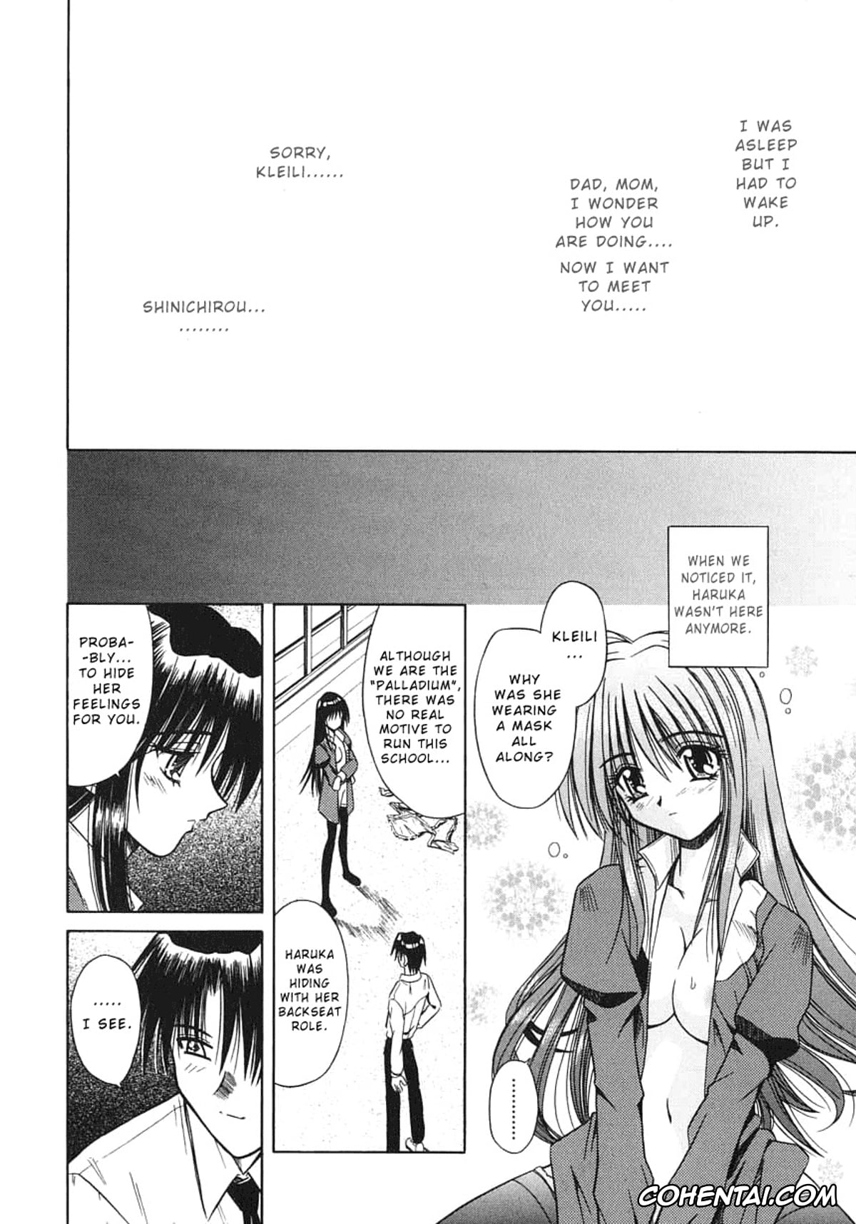 Manga xxx, Tankoubon xxx, Palladium Garden, pagina 169