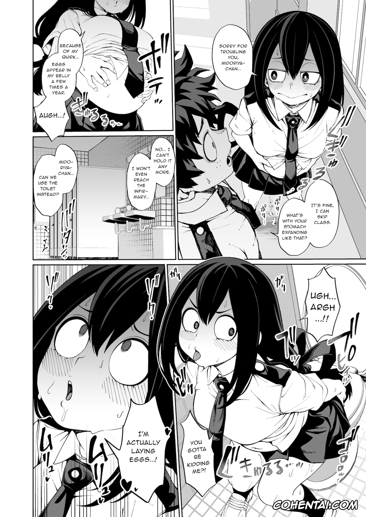My Hero Academia | Boku No Hero Academia xxx, Izuku Midoriya xxx, Tsuyu Asui xxx, Fukusayou no Sanran-ki (Boku No Hero Academia), pagina 1