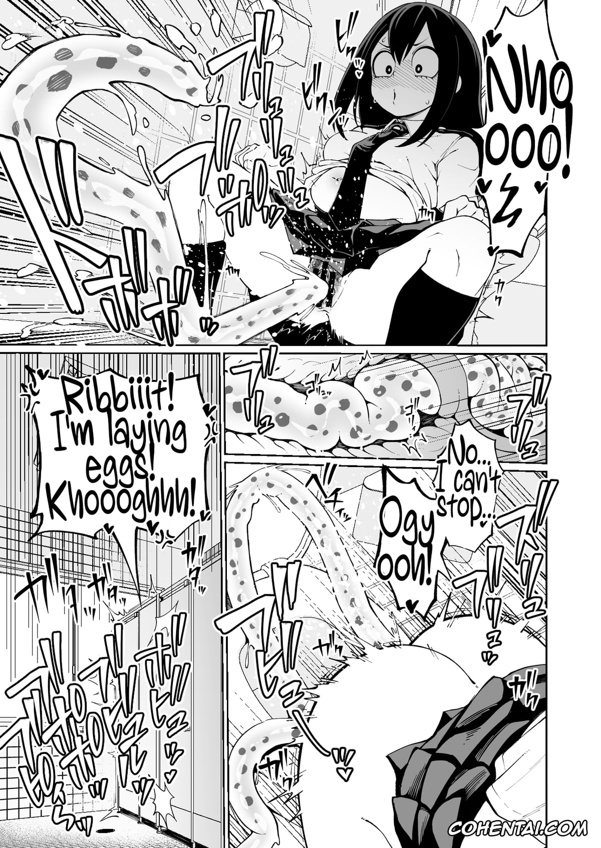 My Hero Academia | Boku No Hero Academia porno, Izuku Midoriya porno, Tsuyu Asui porno, Fukusayou no Sanran-ki (Boku No Hero Academia), pagina 2