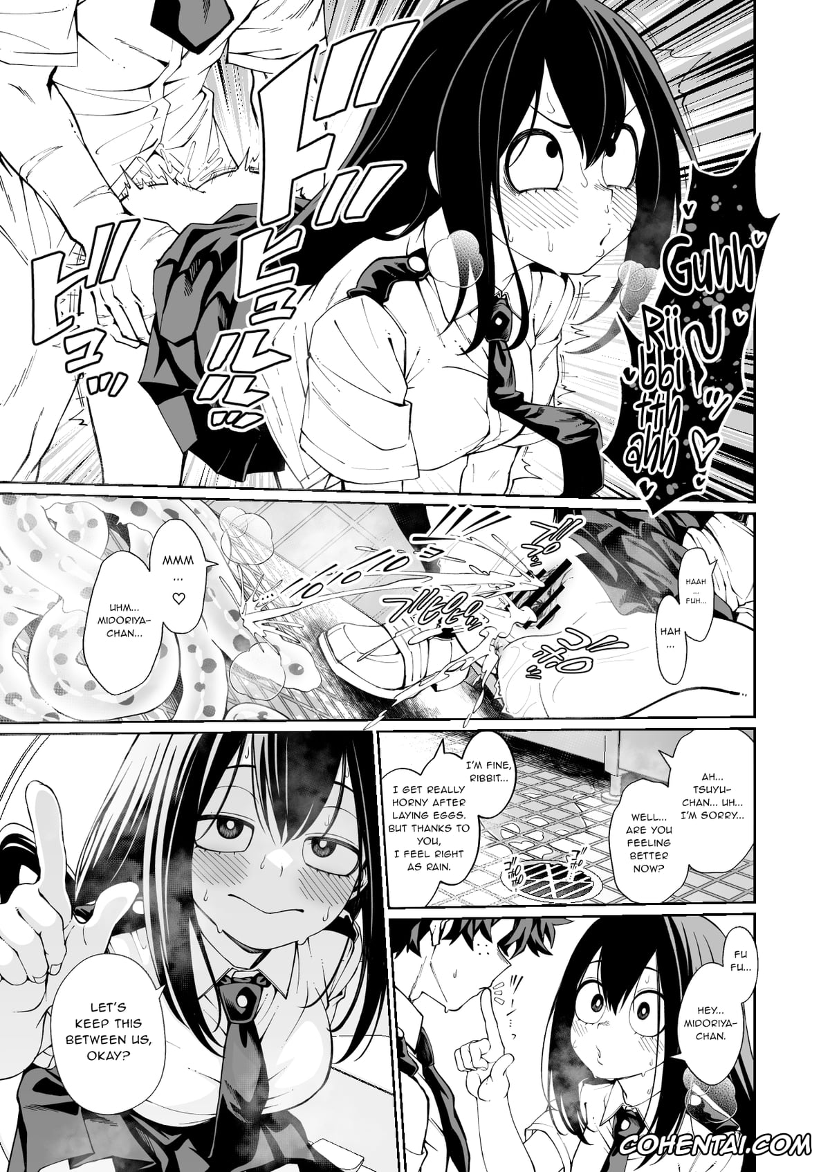 My Hero Academia | Boku No Hero Academia hentai, Izuku Midoriya hentai, Tsuyu Asui hentai, Fukusayou no Sanran-ki (Boku No Hero Academia), pagina 6