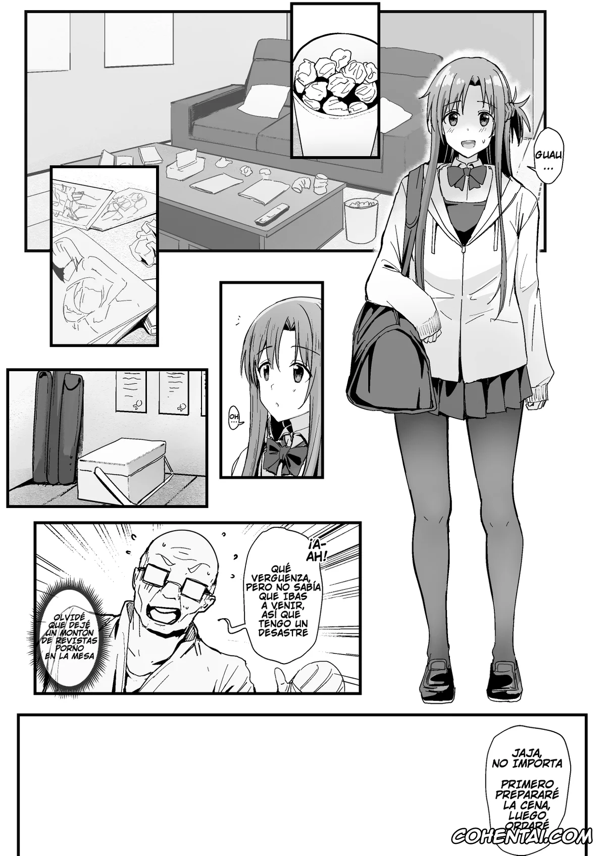 Sword Art Online porno, Asuna Yuuki porno, Asuna – Nishida 4 (Sword Art Online), pagina 8