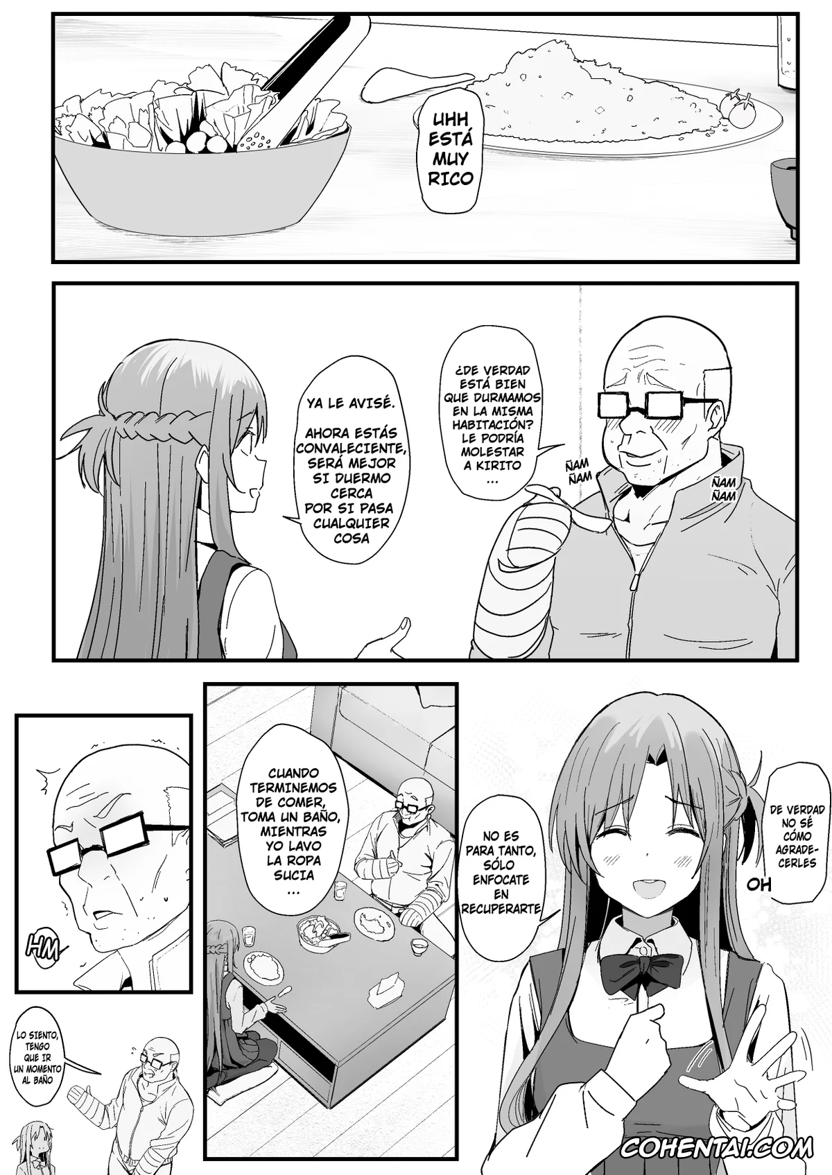 Sword Art Online hentai, Asuna Yuuki hentai, Asuna – Nishida 4 (Sword Art Online), pagina 9