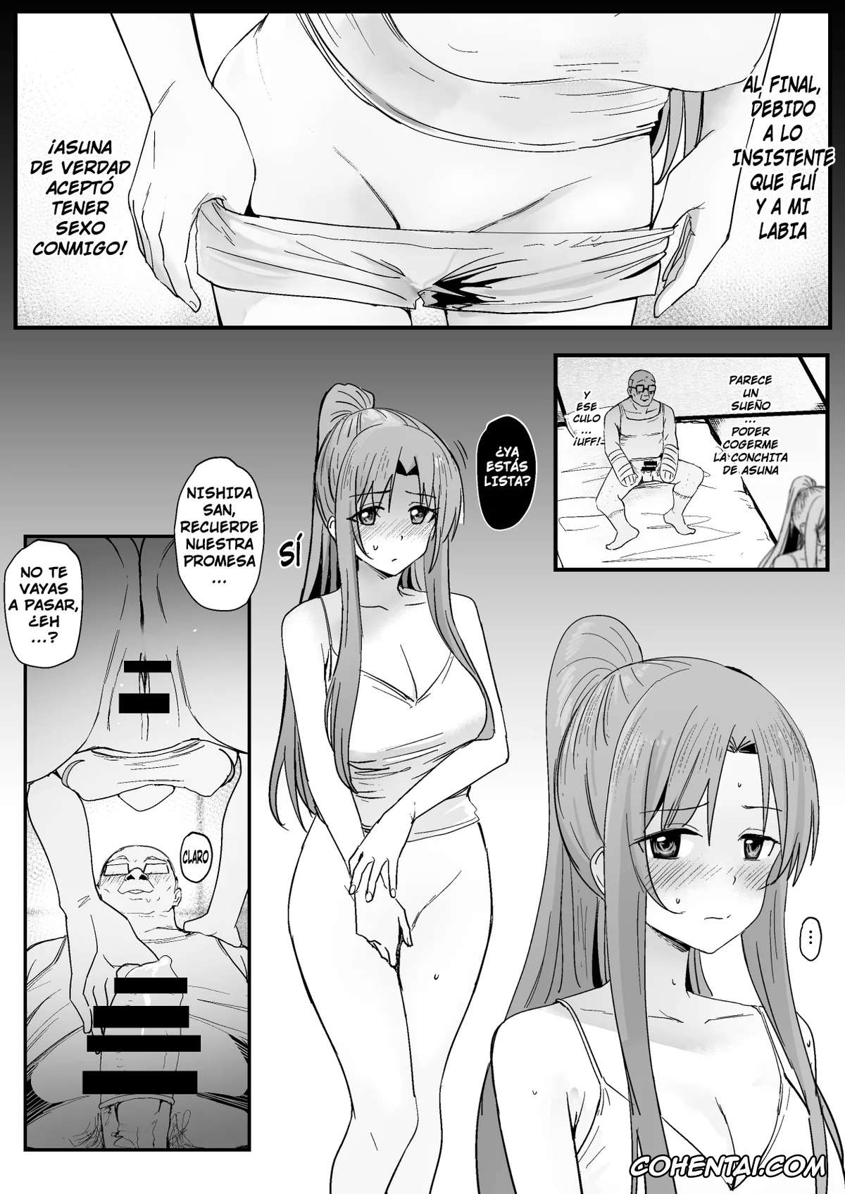 Sword Art Online hentai, Asuna Yuuki hentai, Asuna – Nishida 4 (Sword Art Online), pagina 21