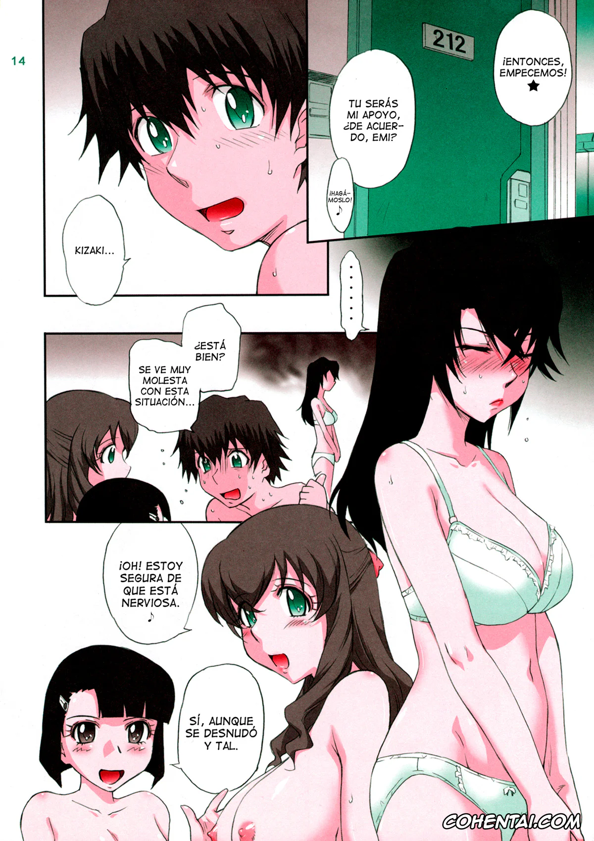 Kurogane No Linebarrels | Linebarrels Of Iron hentai, Emi Kizaki hentai, Kouichi Hayase hentai, Miu Kujou hentai, Shizuna Endo hentai, LOVE VACATION (Kurogane no Linebarrels), pagina 15