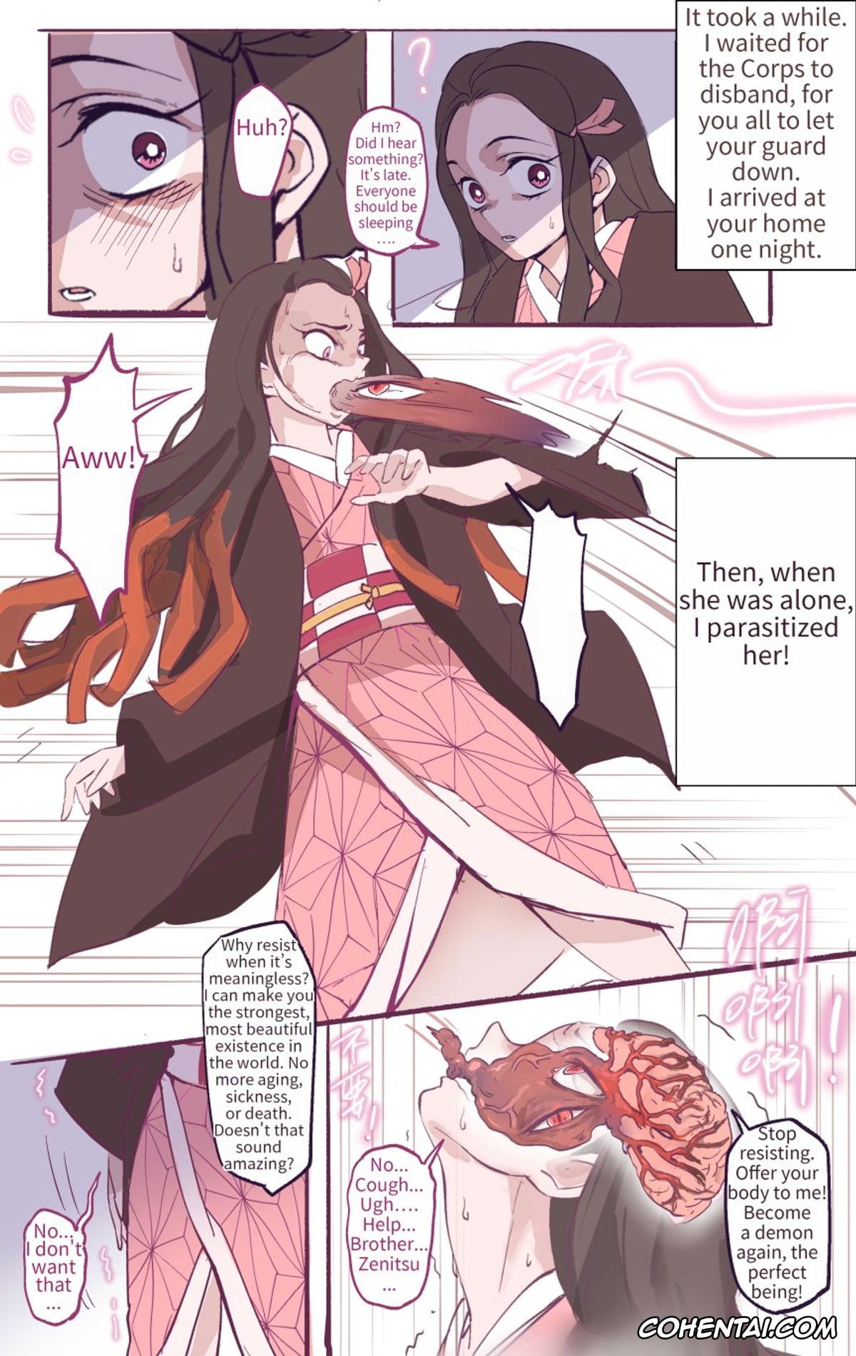 Kimetsu No Yaiba | Demon Slayer hentai, Muzan Kibutsuji hentai, Nezuko Kamado hentai, Tanjirou Kamado hentai, Nezuko Parasitized (Kimetsu no Yaiba), pagina 6