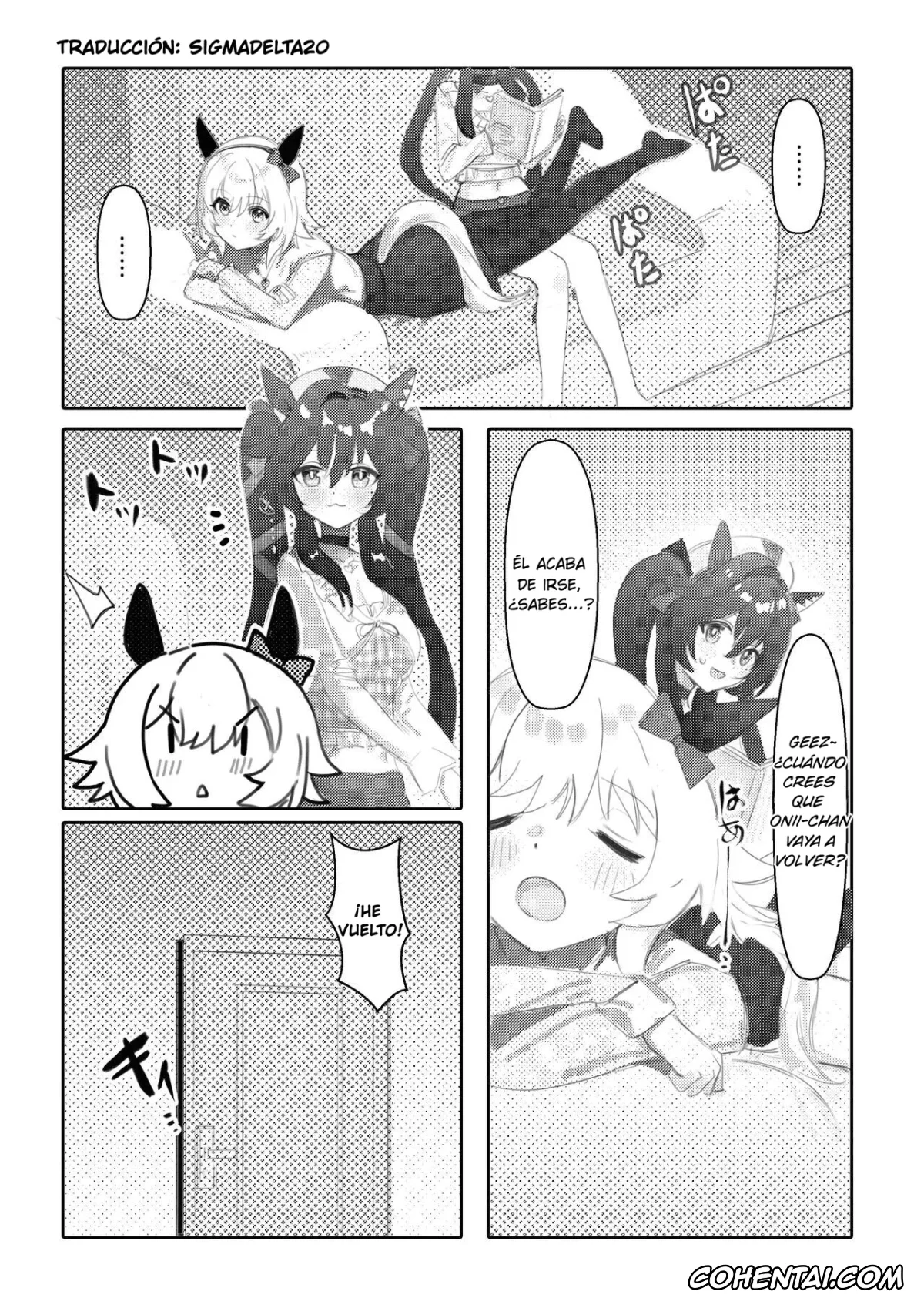 Uma Musume Pretty Derby hentai, Curren Chan hentai, Vivlos hentai, Imouto to Imouto to Onsen (Uma Musume Pretty Derby), pagina 3