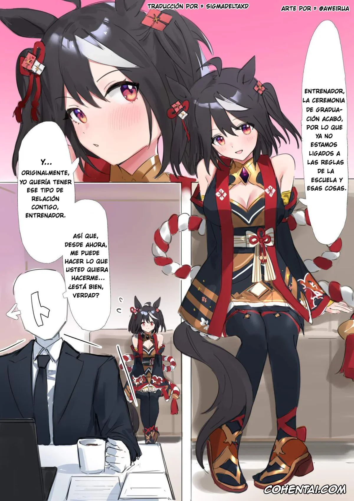 Uma Musume Pretty Derby xxx, Kitasan Black xxx, Trainer xxx, Kitasan Umapyoi (Uma Musume Pretty Derby), pagina 1