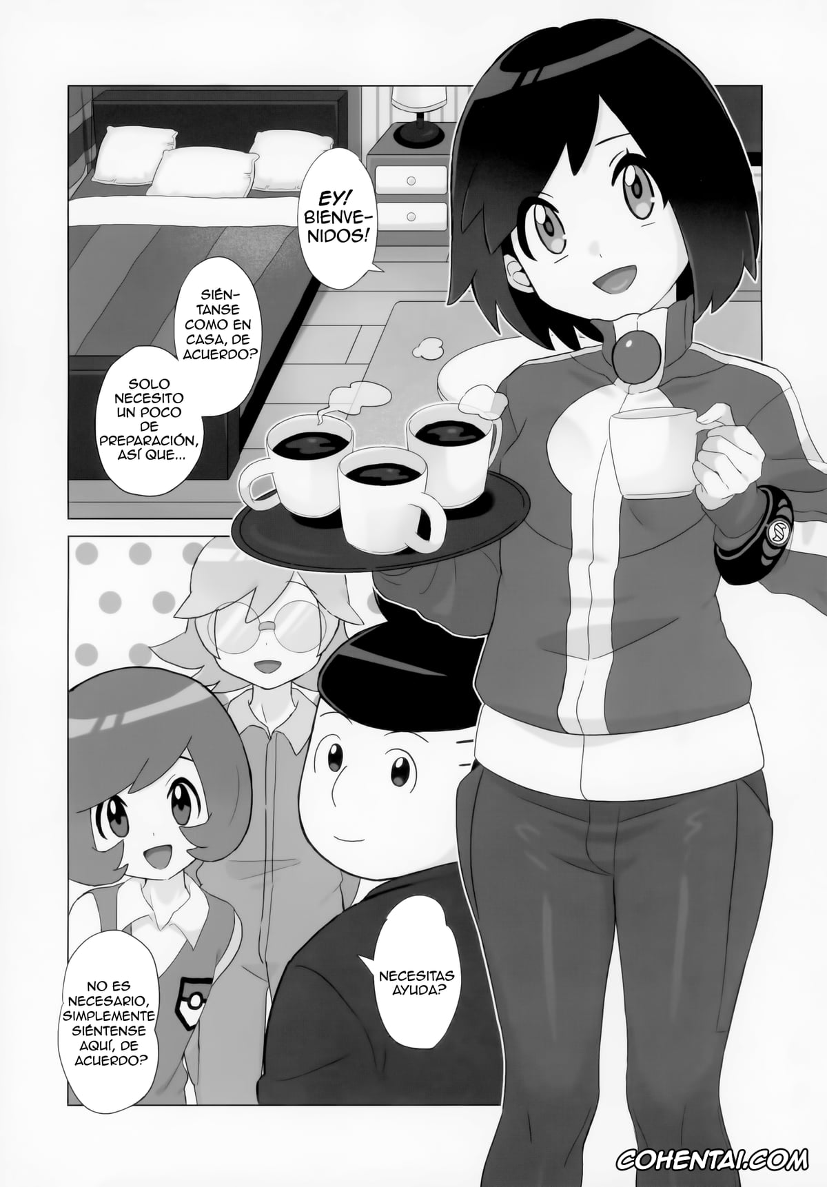 Pokemon | Pocket Monsters xxx, Calem xxx, Clemont xxx, Siebold xxx, Tierno xxx, Trevor xxx, Kalos no Shounen Kairaku Mesu Ochi X (Pokémon X and Y), pagina 4