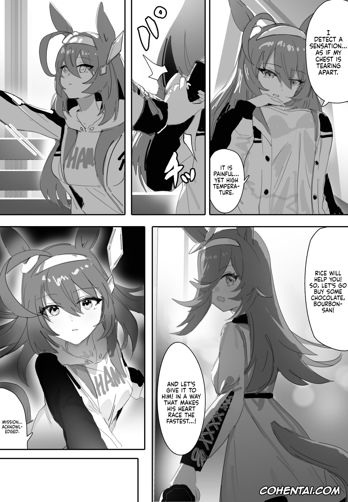 Uma Musume Pretty Derby xxx, Mihono Bourbon xxx, Koi to Chocolate (Uma Musume Pretty Derby), pagina 4