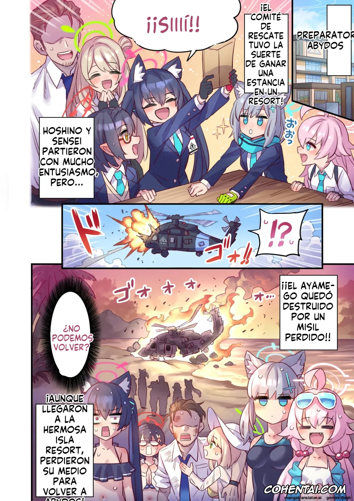 Blue Archive hentai, Ayane Okusora hentai, Hoshino Takanashi hentai, Nonomi Izayoi hentai, Serika Kuromi hentai, Shiroko Sunaookami hentai, Seito to Issen Koechau Hon -Taisaku Iinkai Hen- (Blue Archive), pagina 3