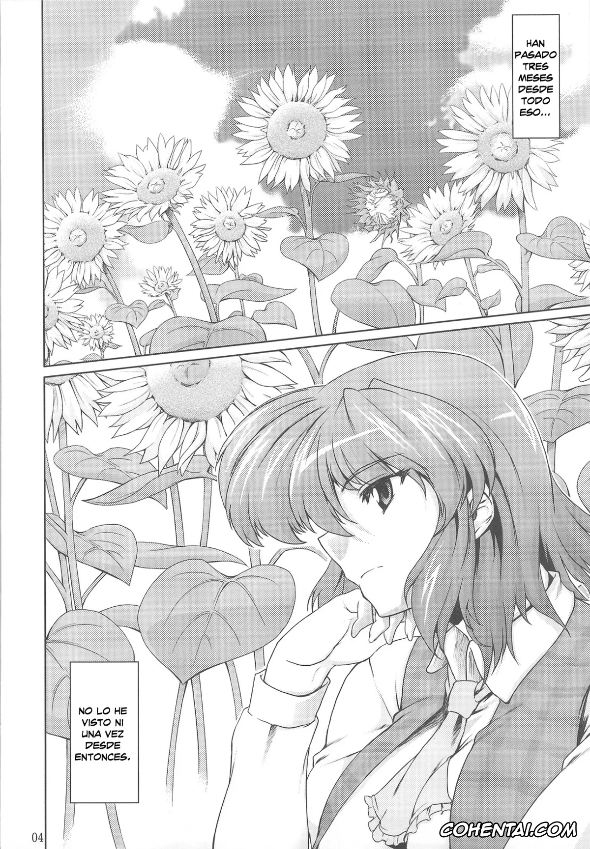 Touhou Project xxx, Yuuka Kazami xxx, Taiyou no Hatakenite Sorekara + Paper (Touhou Project), pagina 4