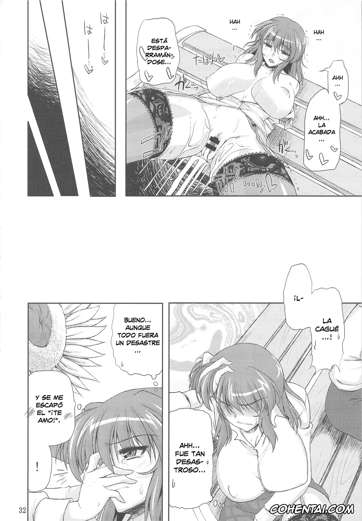 Touhou Project porno, Yuuka Kazami porno, Taiyou no Hatakenite Sorekara + Paper (Touhou Project), pagina 32