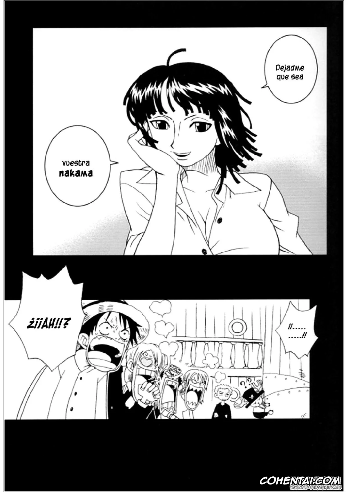 One Piece xxx, Monkey D. Luffy xxx, Nami xxx, Nico Robin xxx, Roronoa Zoro xxx, ORANGE PIE Vol. 4 (One Piece), pagina 4