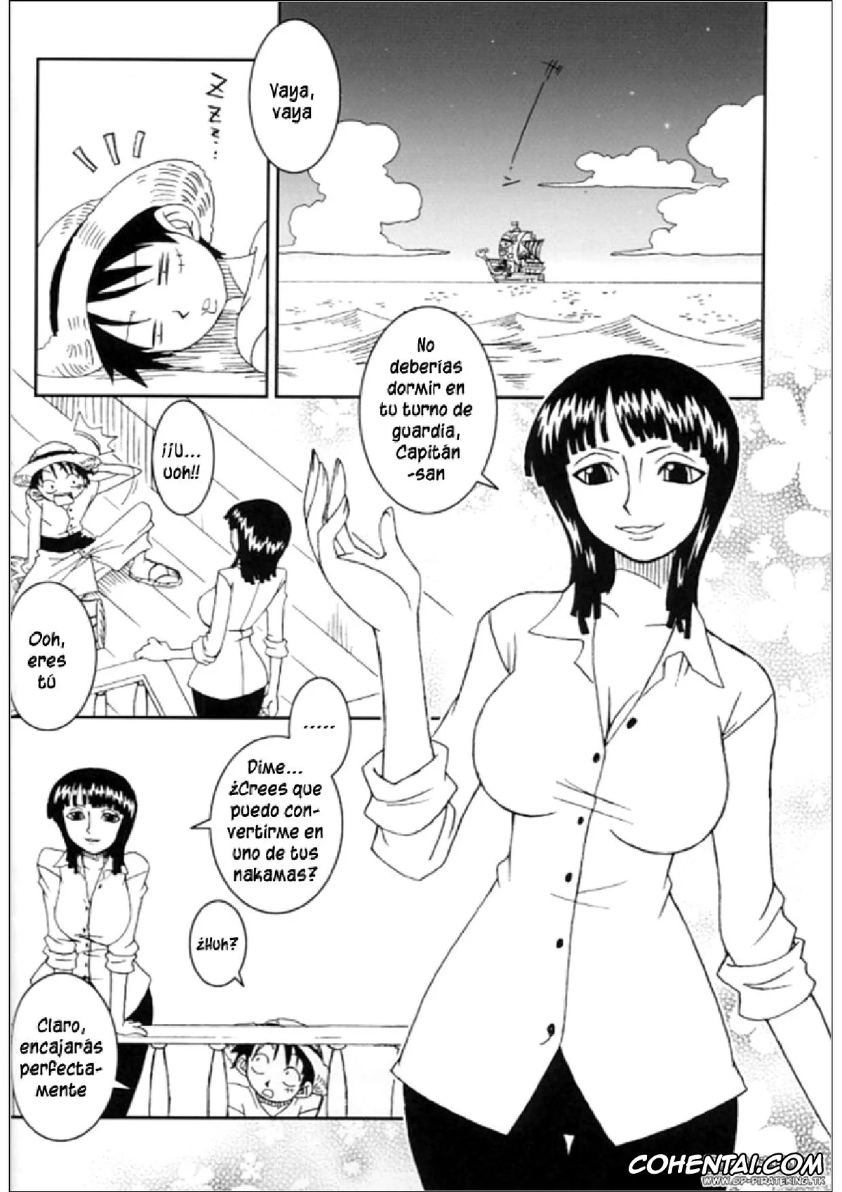 One Piece hentai, Monkey D. Luffy hentai, Nami hentai, Nico Robin hentai, Roronoa Zoro hentai, ORANGE PIE Vol. 4 (One Piece), pagina 9