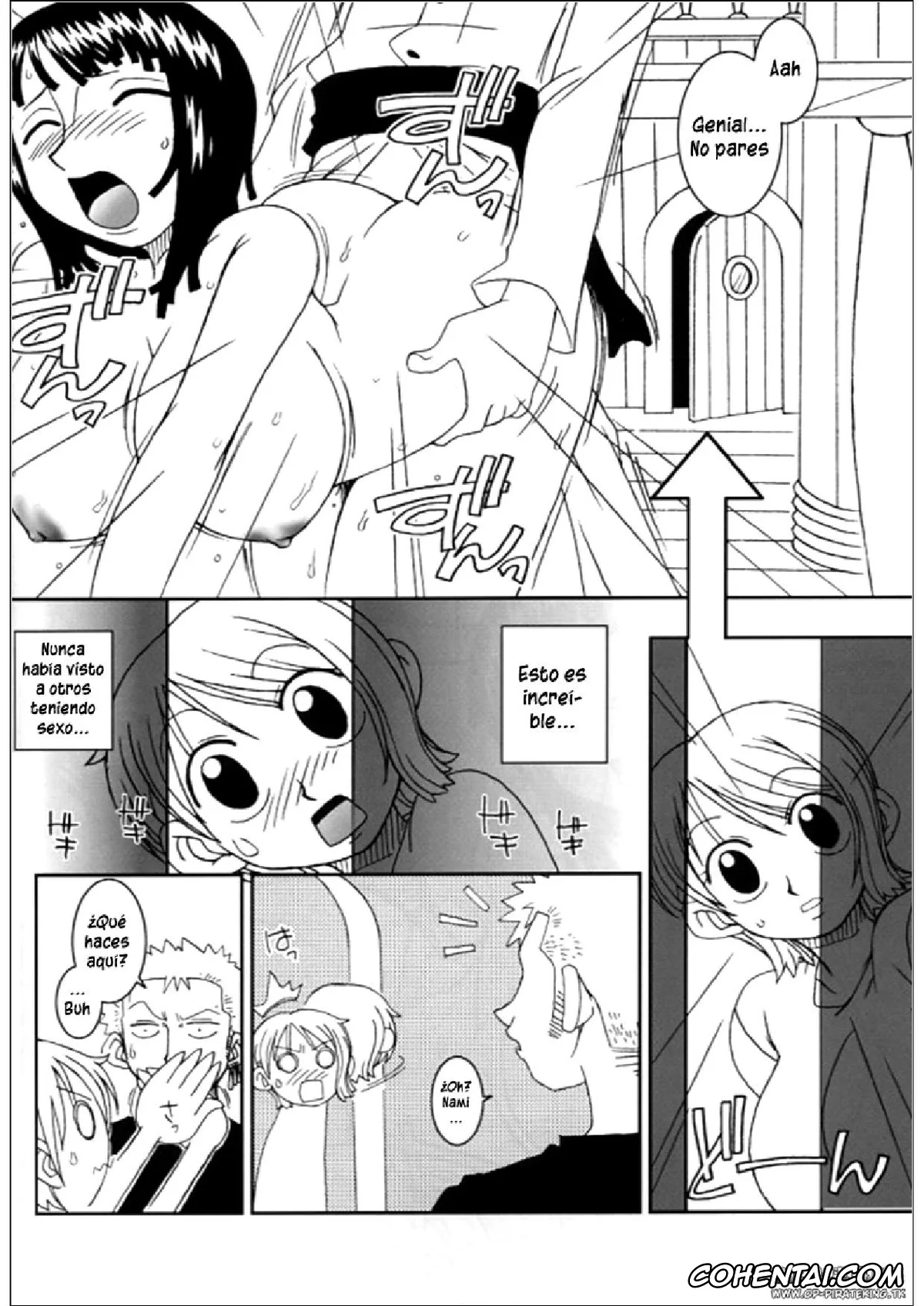 One Piece xxx, Monkey D. Luffy xxx, Nami xxx, Nico Robin xxx, Roronoa Zoro xxx, ORANGE PIE Vol. 4 (One Piece), pagina 19