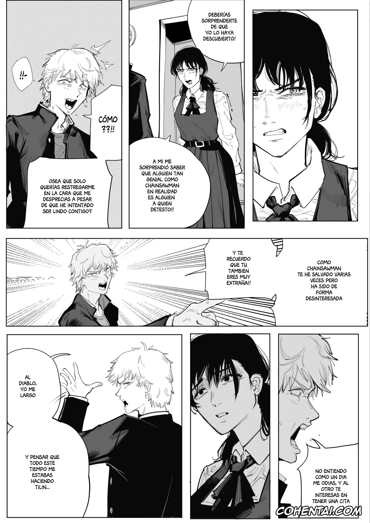 Chainsaw Man xxx, Asa Mitaka xxx, Denji xxx, Second Date (Chainsaw Man), pagina 7