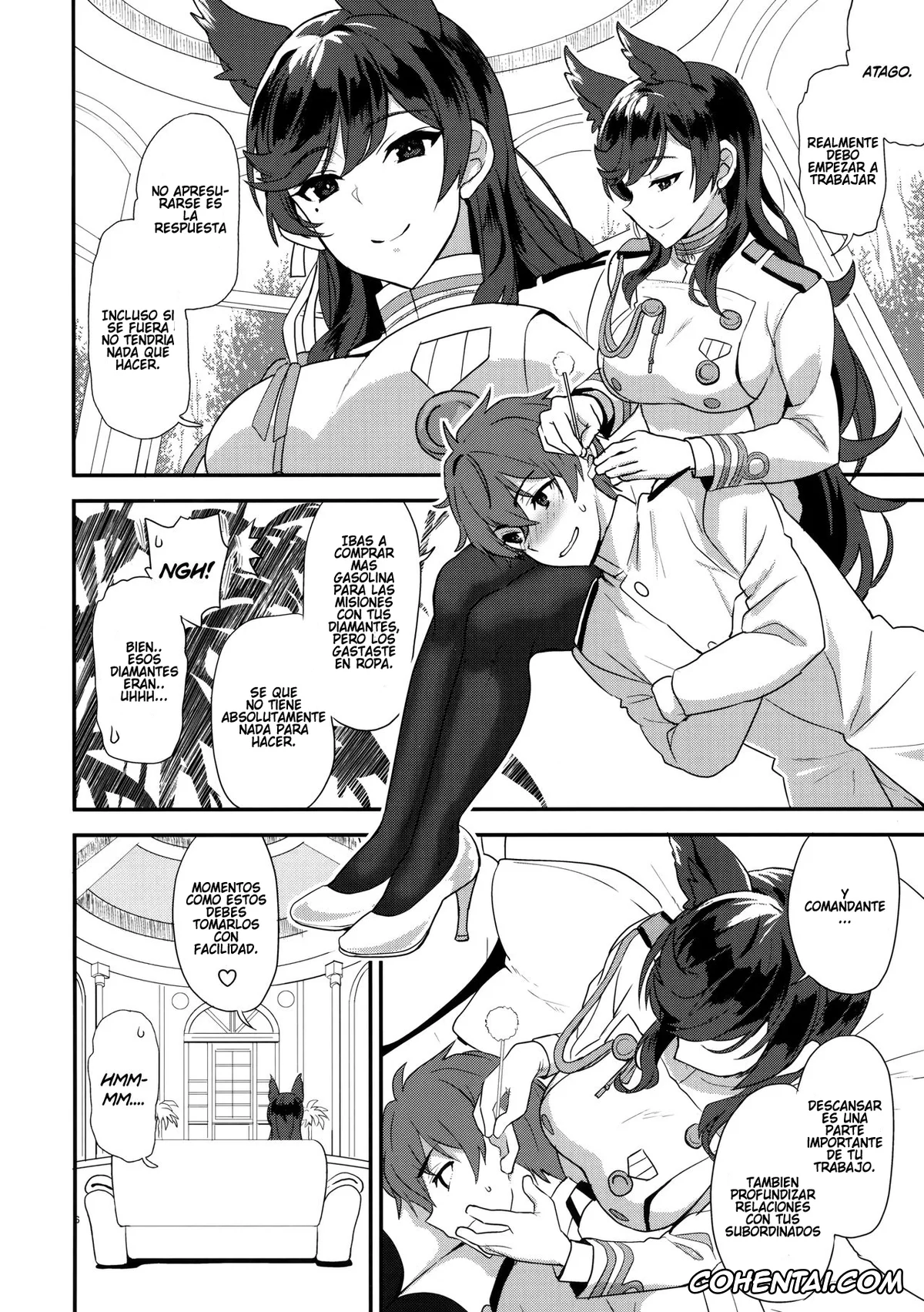 Azur Lane porno, Atago porno, Shikikan porno, Atago Sugar Sweet (Azur Lane), pagina 5