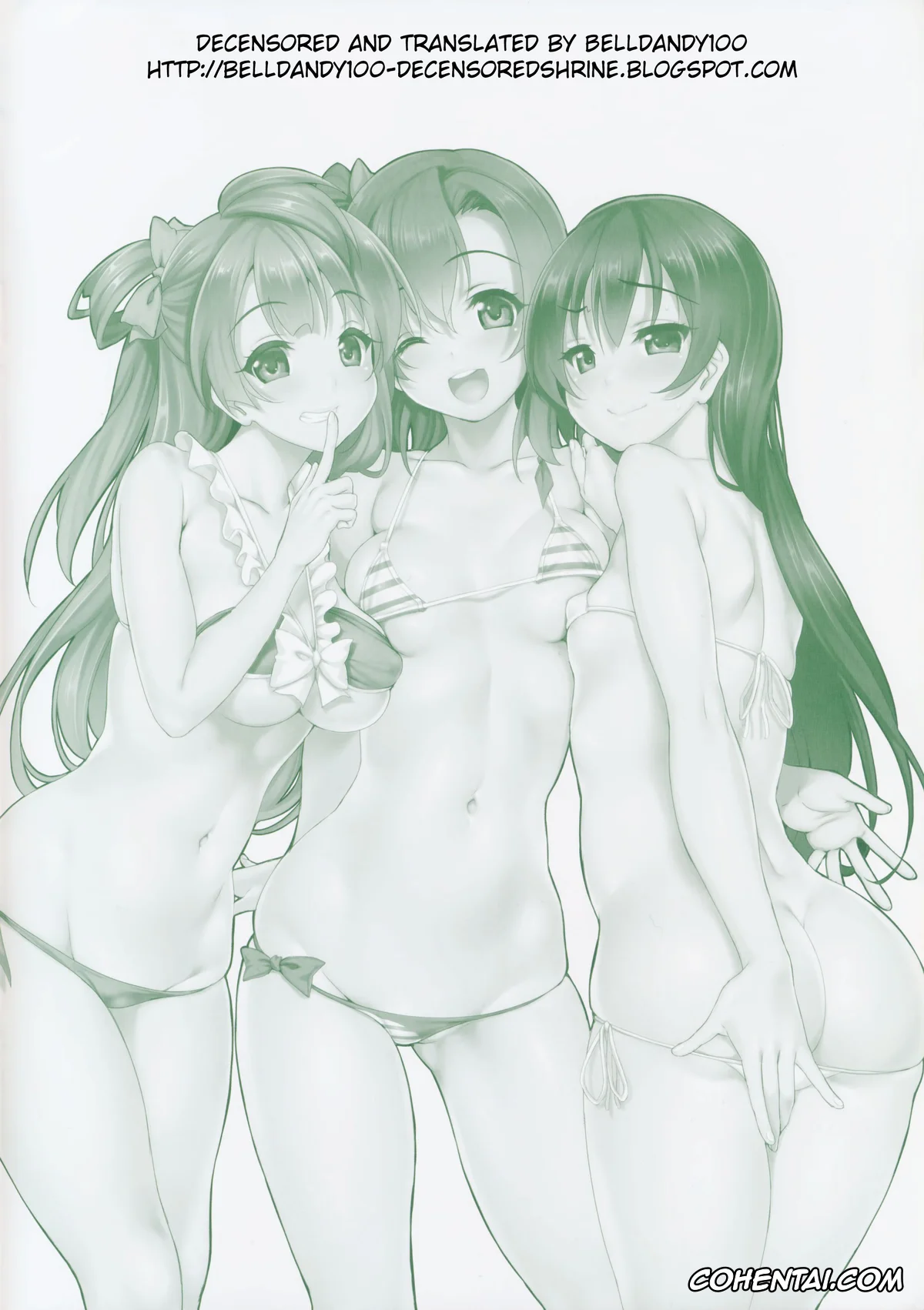 Love Live! hentai, Honoka Kosaka hentai, Kotori Minami hentai, Umi Sonoda hentai, CL-orz 38 (Love Live!), pagina 3