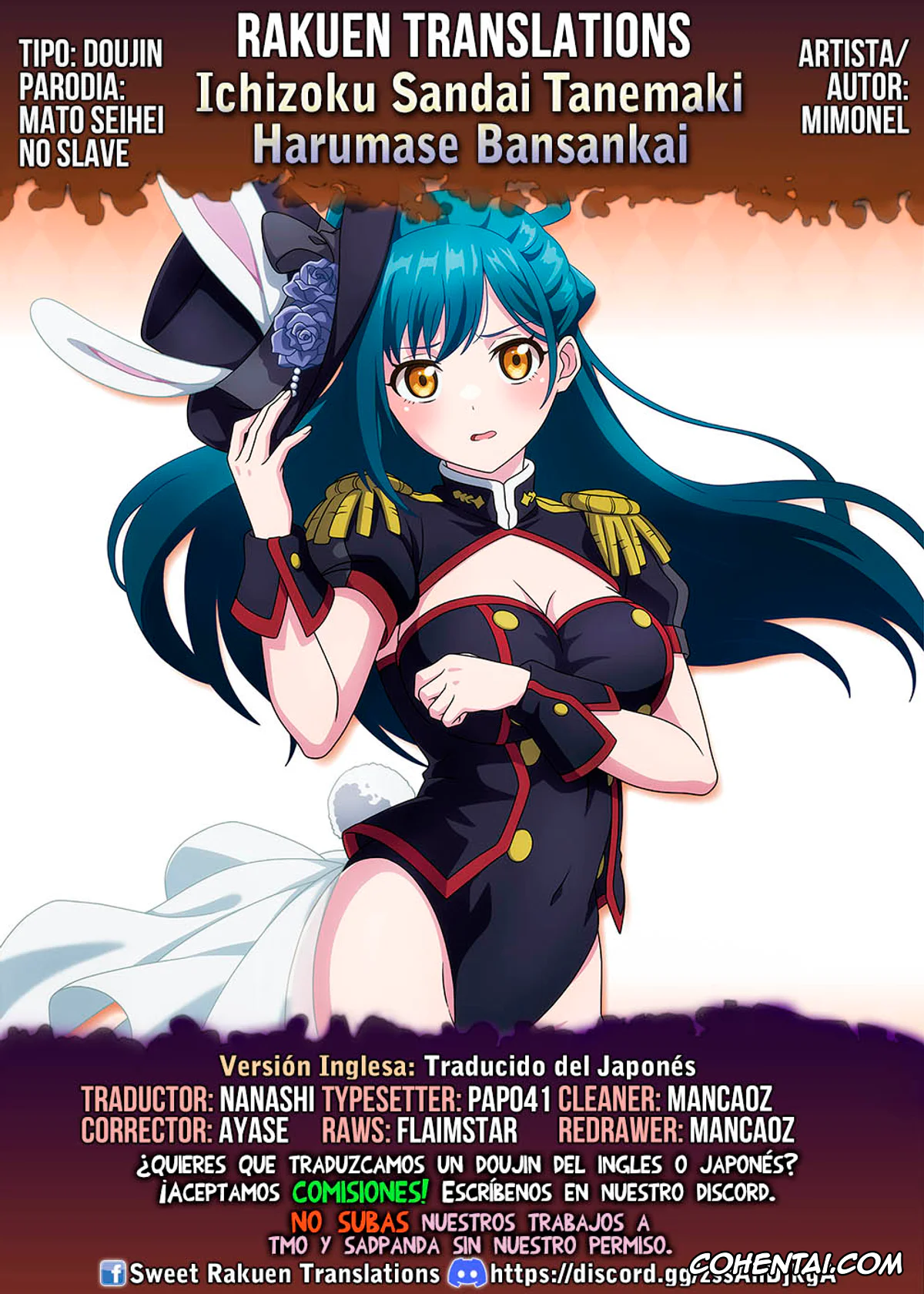 Mato Seihei No Slave | Chained Soldier xxx, Fubuki Azuma xxx, Himari Azuma xxx, Yachiho Azuma xxx, Ichizoku Sandai Tanemaki Harumase Bansankai♥ (Mato Seihei no Slave), pagina 7