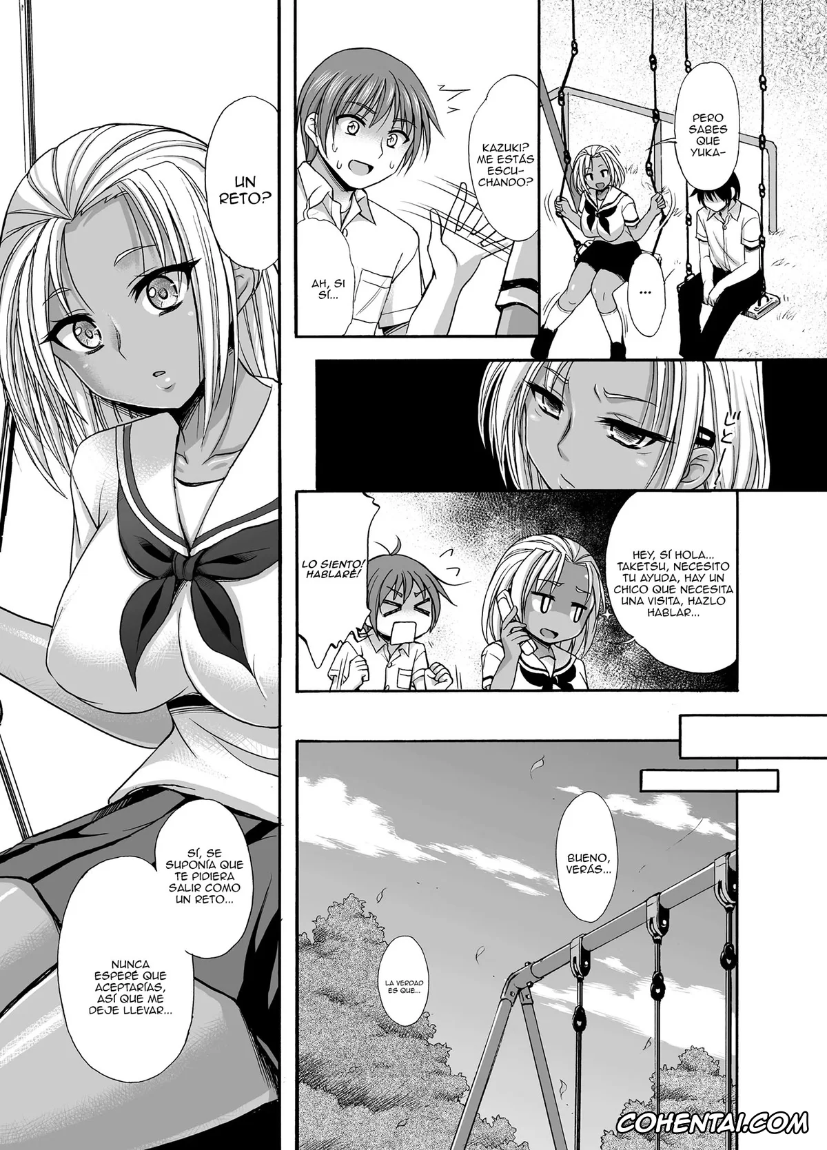 Original hentai, Sugar Brown Days, pagina 6