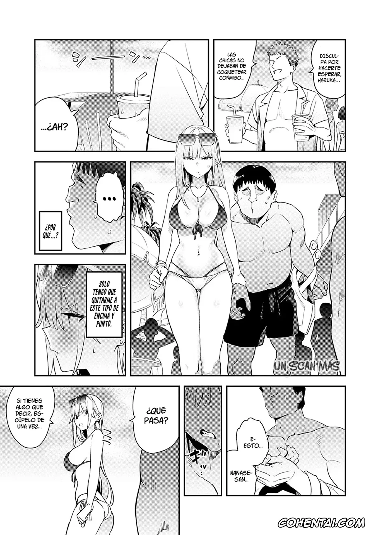 Original porno, Bijyo to Yajyuu 3rd ~Gyaru to Kimoota~ (Hametami Girl), pagina 5