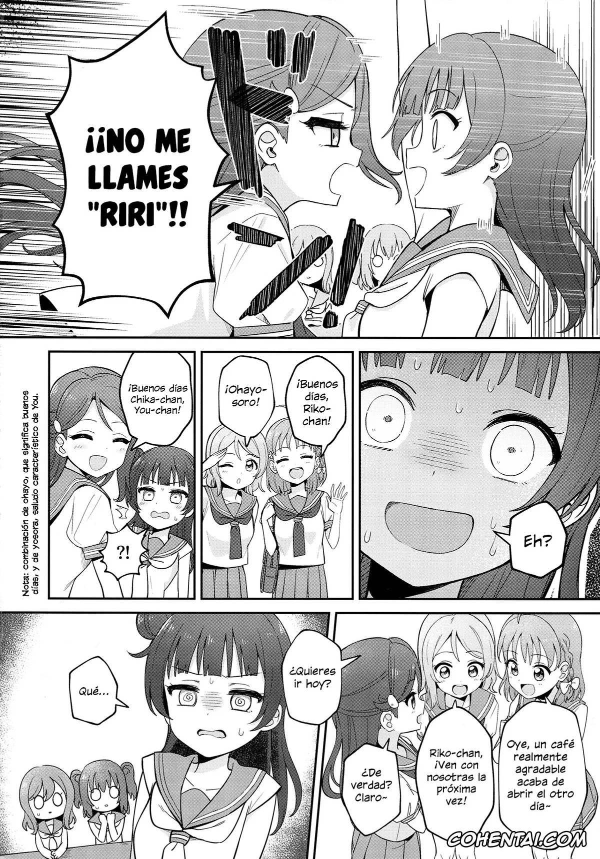 Love Live! Sunshine!! xxx, Riko Sakurauchi xxx, Yoshiko Tsushima xxx, Lily Saimin Shoukan (Love Live! Sunshine!!), pagina 4