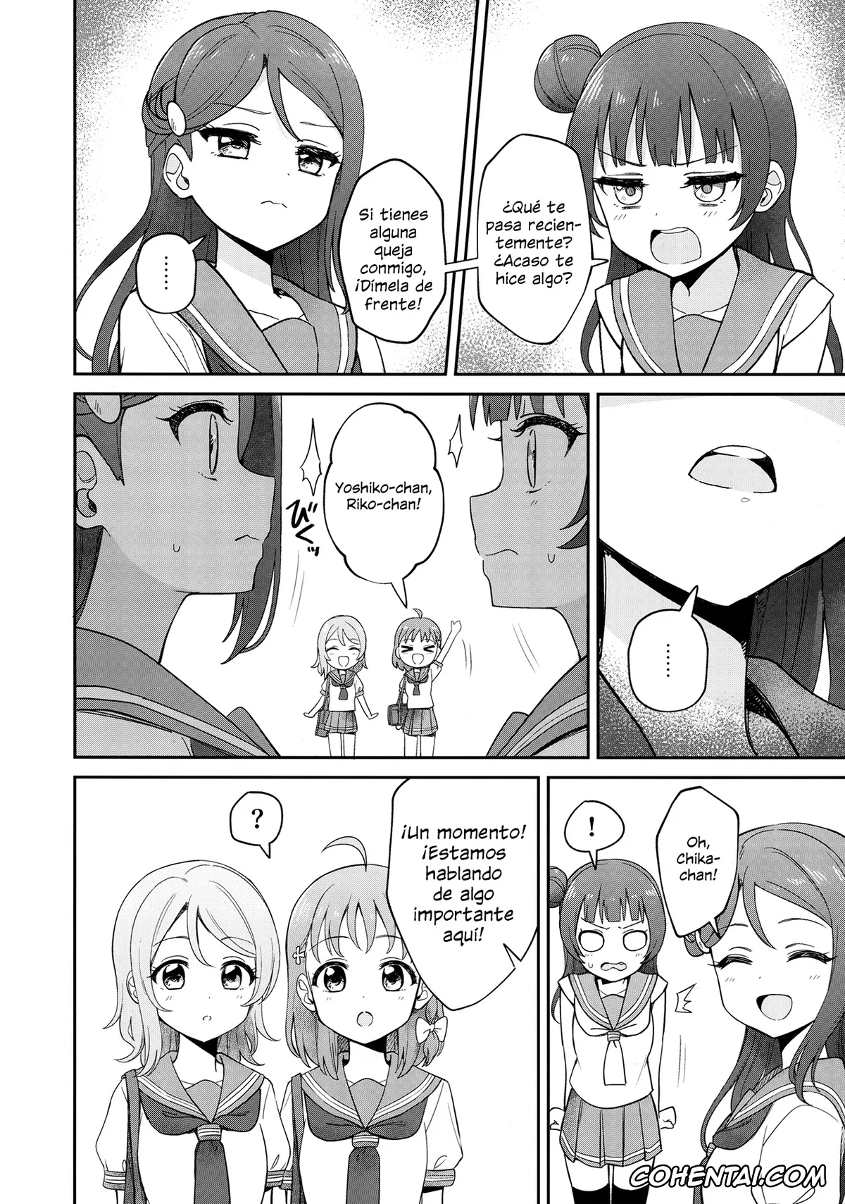 Love Live! Sunshine!! hentai, Riko Sakurauchi hentai, Yoshiko Tsushima hentai, Lily Saimin Shoukan (Love Live! Sunshine!!), pagina 6