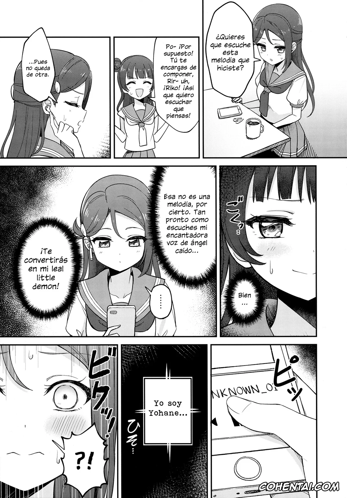 Love Live! Sunshine!! hentai, Riko Sakurauchi hentai, Yoshiko Tsushima hentai, Lily Saimin Shoukan (Love Live! Sunshine!!), pagina 9