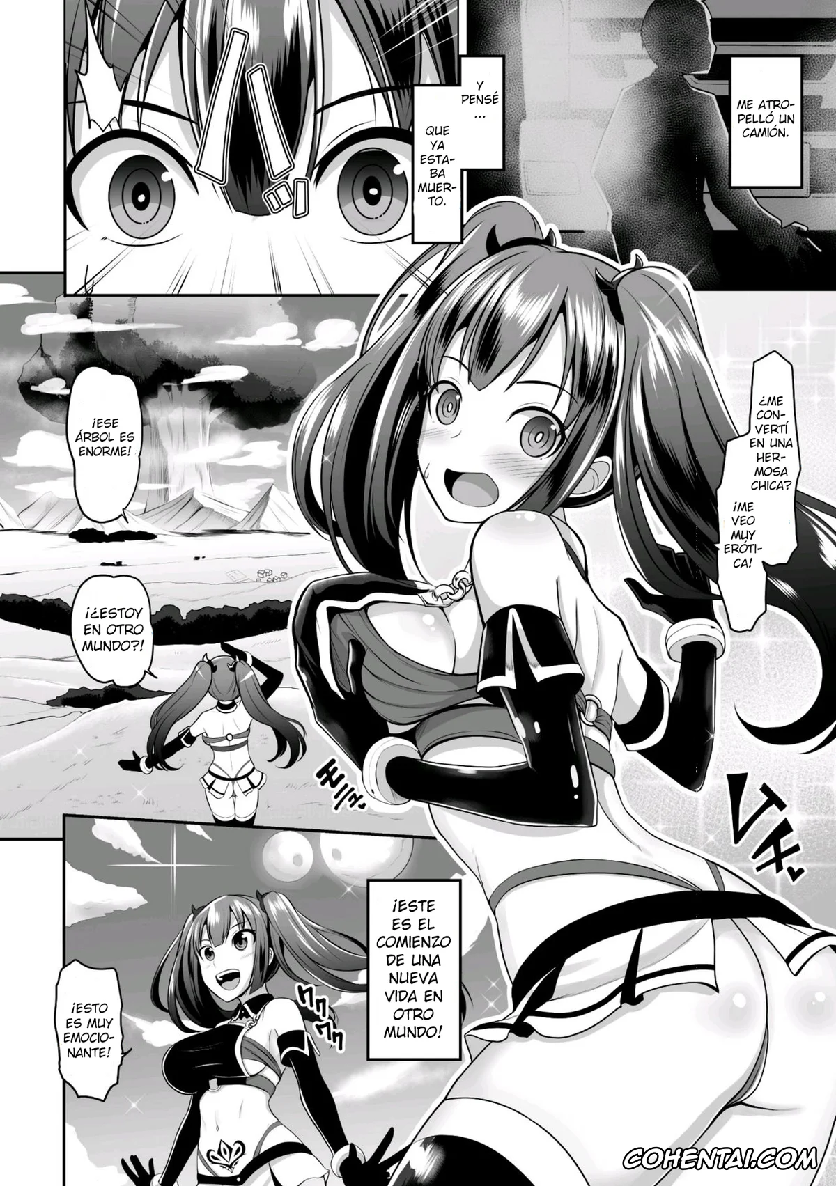 Revistas porno, 2D Comic Magazine porno, Tensei Shitara Sanran de Musou!?? (2D Comic Magazine Inmon o Tsukerareta Bishoujo-tachi ga Sanran Acme Ochi! Vol. 1), pagina 2